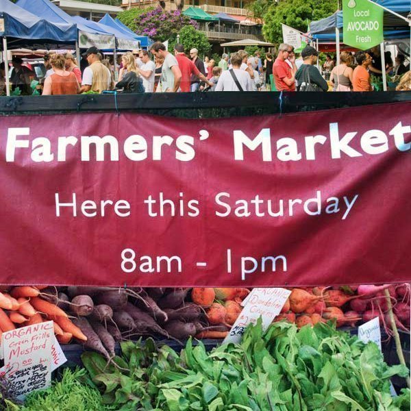 Local farmers markets - food for a living community