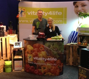 Vitality 4 Life at Mind Body Spirit Melbourne with Veggie Girl