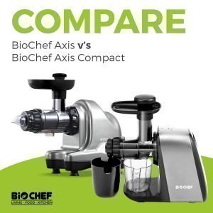 Compare: BioChef Axis & BioChef Axis Compact Juicers