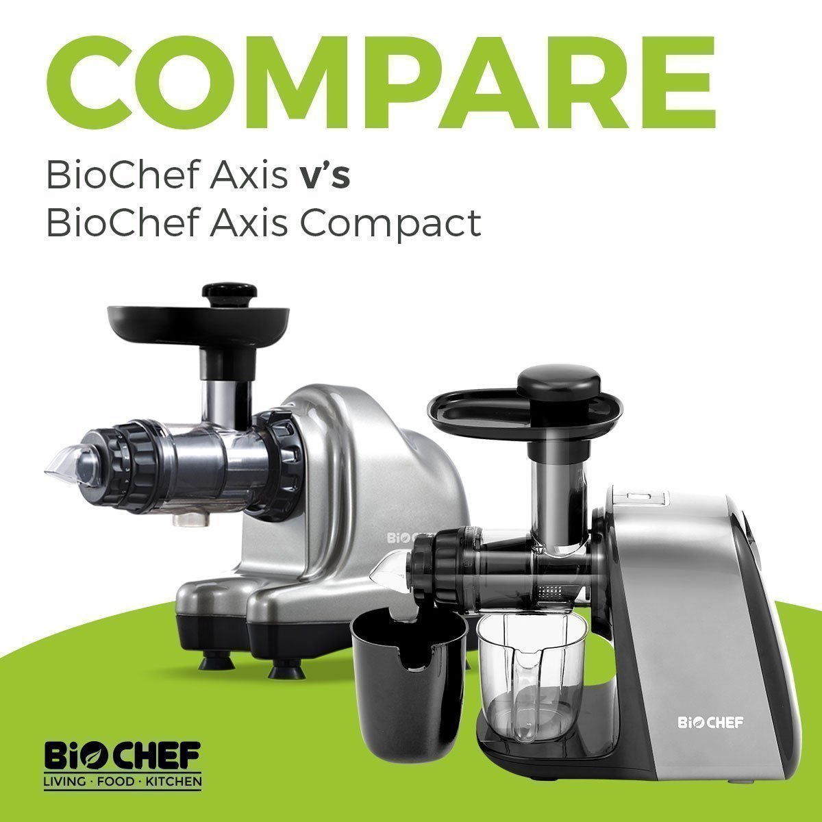 Compare: BioChef Axis vs BioChef Axis Compact