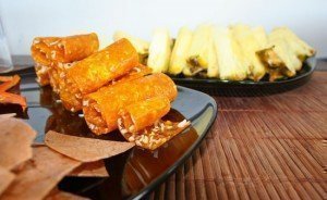 Apricot Coconut Fruit Roll Ups