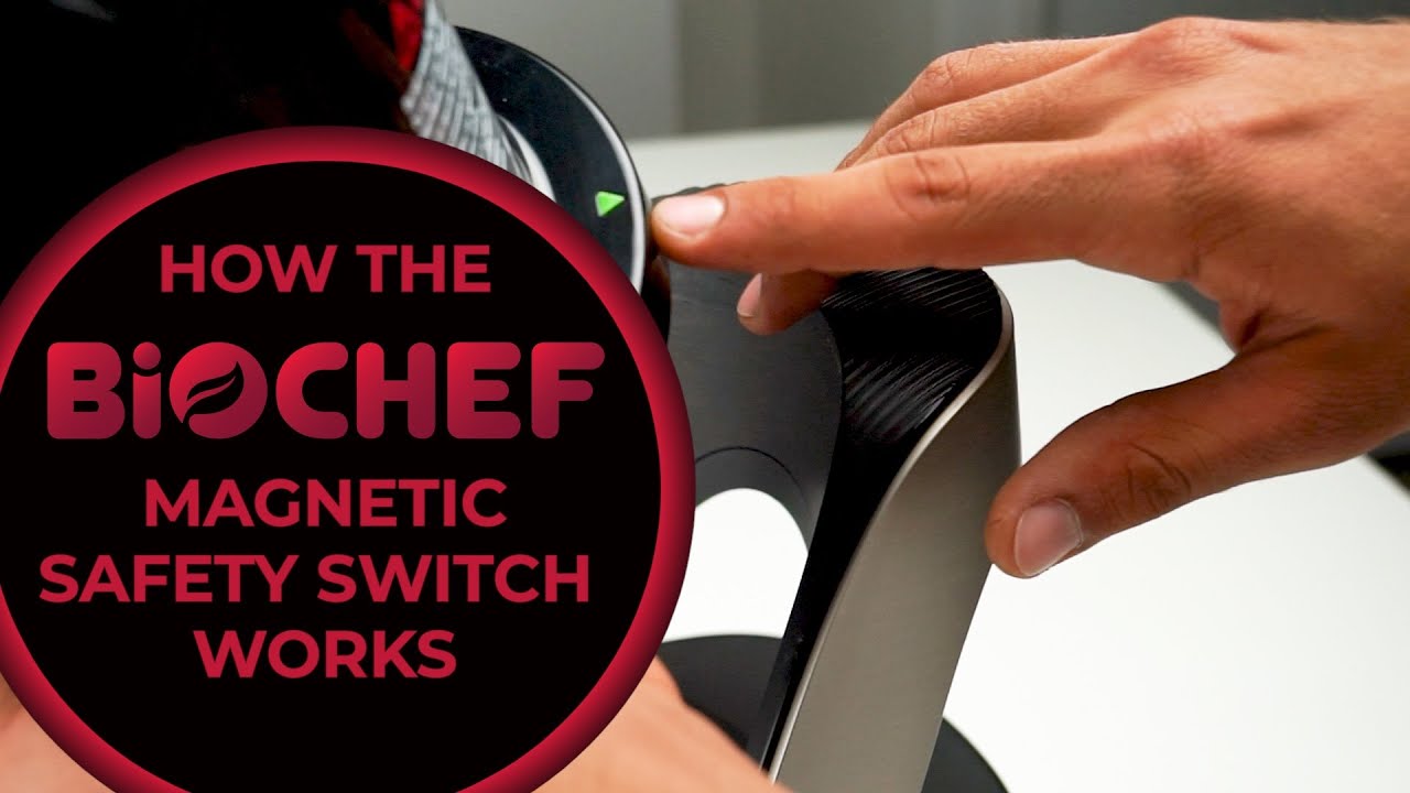The Magnetic safety switch for BioChef Juicers