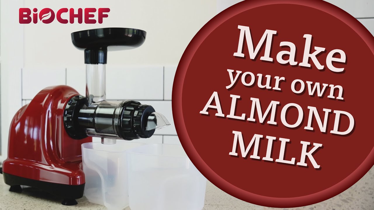 Make Your Own Almond Milk With BioChef Axis