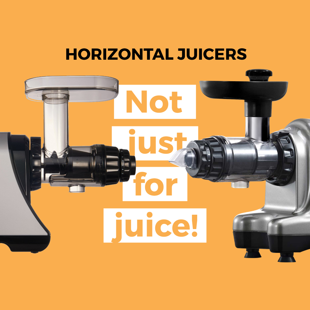 Horizontal juicers - not just for juice