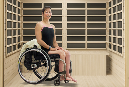 Zen Far Infrared Wheelchair Sauna 4 Person