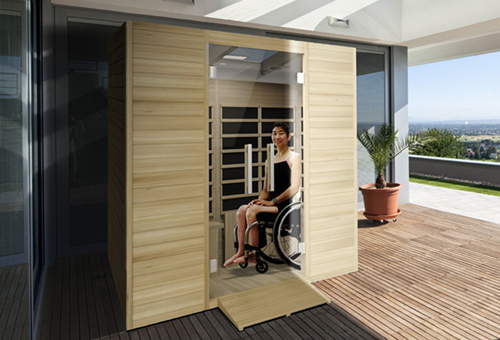 Zen Far-Infrared Wheelchair Sauna for Home